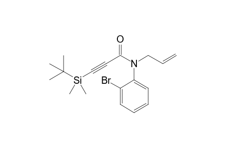 N-(2-bromophenyl)-3-[tert-butyl(dimethyl)silyl]-N-prop-2-enyl-2-propynamide