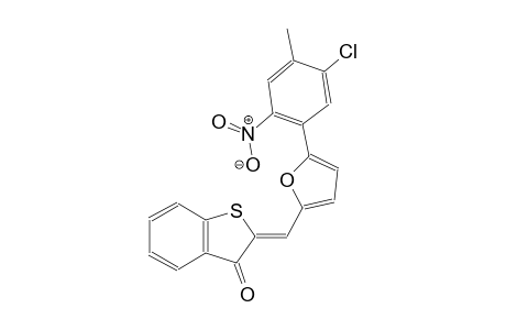 benzo[b]thiophen-3(2H)-one, 2-[[5-(5-chloro-4-methyl-2-nitrophenyl)-2-furanyl]methylene]-, (2Z)-