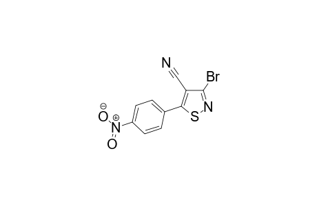 3-Bromo-5-(4-nitrophenyl)isothiazole-4-carbonitrile