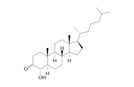 (4S,5R,8S,9S,10R,13R,14S,17R)-10,13-dimethyl-17-[(2R)-6-methylheptan-2-yl]-4-oxidanyl-1,2,4,5,6,7,8,9,11,12,14,15,16,17-tetradecahydrocyclopenta[a]phenanthren-3-one