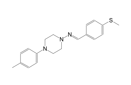 1-piperazinamine, 4-(4-methylphenyl)-N-[(E)-[4-(methylthio)phenyl]methylidene]-