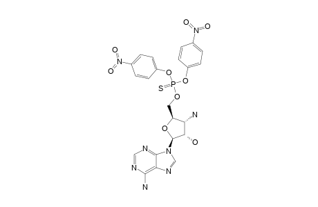3'-AMINO-3'-DESOXYADENOSIN-5'-THIONOPHOSPHATE-BIS-(PARA-NITROPHENYLESTER)