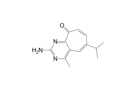 2-amino-4-methyl-6-propan-2-yl-9-cyclohepta[d]pyrimidinone