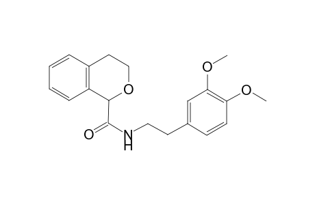 1H-2-Benzopyran-1-carboxamide, N-[2-(3,4-dimethoxyphenyl)ethyl]-3,4-dihydro-