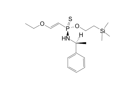 (R(p),S(c)) O-[2-(Trimethylsilyl)ethyl] N-(1-Phenylethyl)(Ethoxyvinyl)thiophosphonamidate