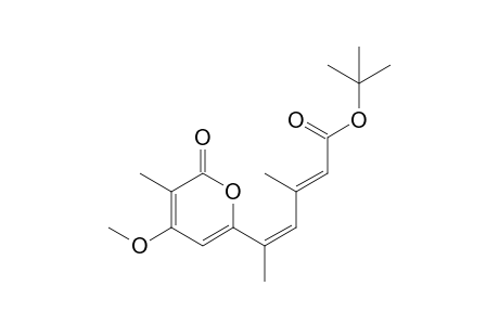 (E,Z)-tert-butyl 5-(4-methoxy-3-methyl-2-oxo-2Hpyran-6-yl)-3-methylhexa-2,4-dienoate