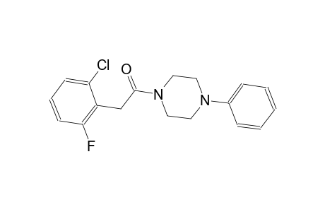 1-[(2-chloro-6-fluorophenyl)acetyl]-4-phenylpiperazine