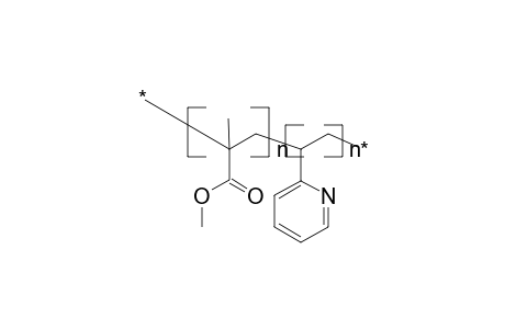 Poly(methyl methacrylate-co-2-vinylpyridine)