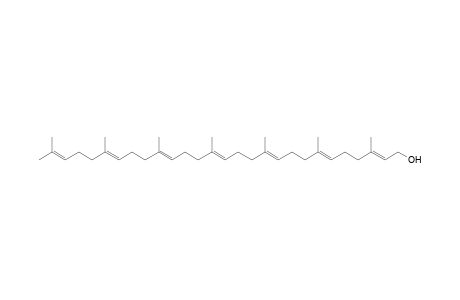 (2E,6E,10E,14E,18E,22E)-3,7,11,15,19,23,27-heptamethyl-1-octacosa-2,6,10,14,18,22,26-heptaenol