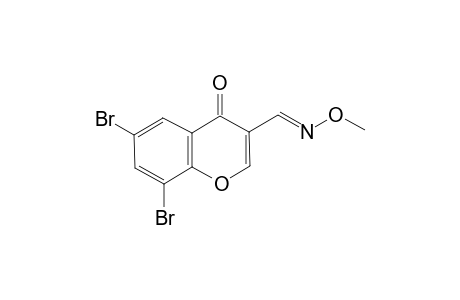 6,8-Dibromo-4-oxo-4H-1-benzopyran-3-carboxaldehyde 3-O-methyl oxime