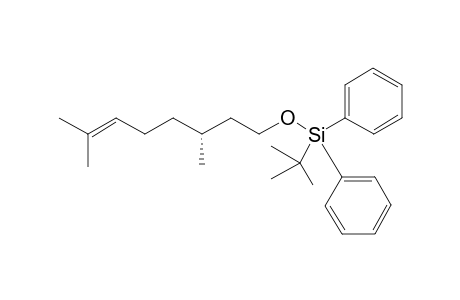 (R)-tert-Butyl((3,7-dimethyloct-6-en-1-yl)oxy)diphenylsilane