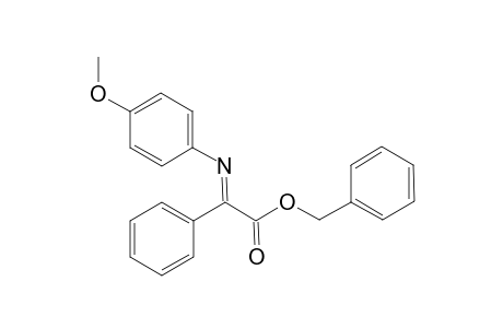 Benzyl-2-((4-methoxyphenyl)imino)-2-phenylacetate