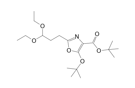 tert-Butyl 2-(3,3-diethoxypropyl)-5-tert-butoxyoxazole-4-carboxylate