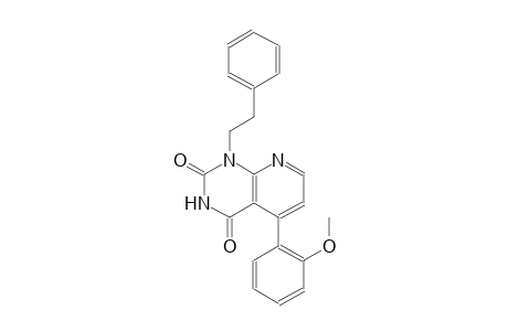 pyrido[2,3-d]pyrimidine-2,4(1H,3H)-dione, 5-(2-methoxyphenyl)-1-(2-phenylethyl)-