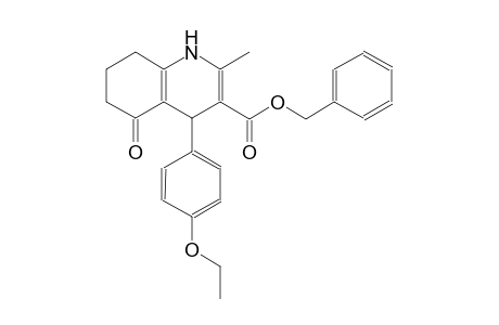 benzyl 4-(4-ethoxyphenyl)-2-methyl-5-oxo-1,4,5,6,7,8-hexahydro-3-quinolinecarboxylate
