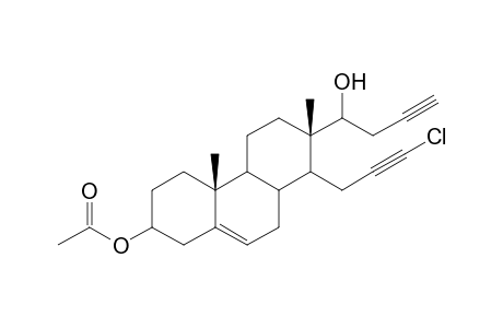 Acetic acid (4aR,7S)-8-(3-chloro-prop-2-ynyl)-7-(1-hydroxy-but-3-ynyl)-4a,7-dimethyl-1,2,3,4,4a,4b,5,6,7,8,8a,9-dodecahydro-phenanthren-2-yl ester