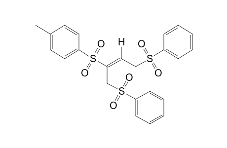 (E)-1,4-bis(phenylsulfonyl)-2-(p-tolylsulfonyl)-2-butene
