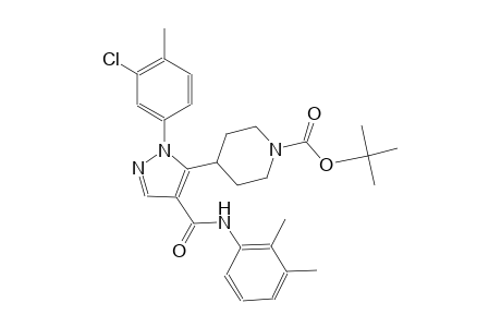 1-piperidinecarboxylic acid, 4-[1-(3-chloro-4-methylphenyl)-4-[[(2,3-dimethylphenyl)amino]carbonyl]-1H-pyrazol-5-yl]-, 1,1-dimethylethyl ester