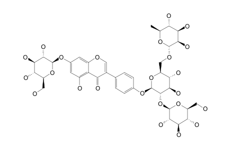 GENISTEIN_7-O-BETA-D-GLUCOPYRANOSIDE-4'-O-(6'''-O-ALPHA-L-RHAMNOPYRANOYL)-BETA-SOPHOROSIDE