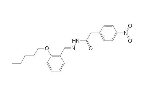 Acethydrazide, 2-(4-nitrophenyl)-N2-(2-pentyloxybenzylidene)-