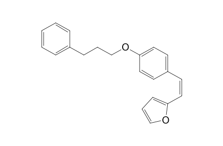 cis-2-{2-[4-(3-Phenylpropoxy)-phenyl]-vinyl}-furan