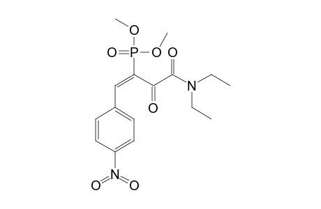3-(DIMETHOXYPHOSPHORYL)-N,N-DIETHYL-4-(4-NITROPHENYL)-2-OXOBUT-3-ENAMIDE
