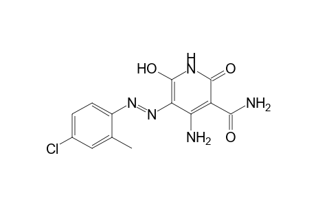 3-Pyridinecarboxamide, 4-amino-5-[(4-chloro-2-methylphenyl)azo]-1,2-dihydro-6-hydroxy-2-oxo-