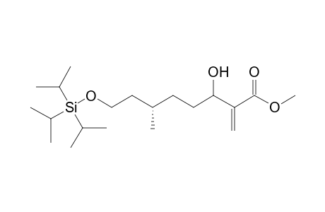 Methyl (1'RS,4'S)-2-[1-Hydroxy-4-methyl-6-(triisopropylsilyloxy)hexyl]acrylate