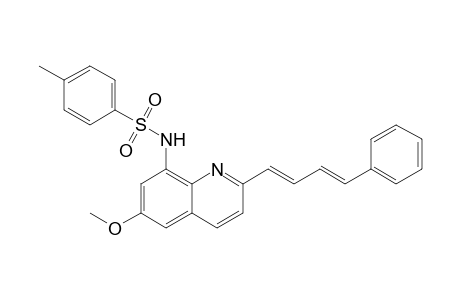 N-[6-methoxy-2-[(1E,3E)-4-phenylbuta-1,3-dienyl]-8-quinolinyl]-4-methylbenzenesulfonamide