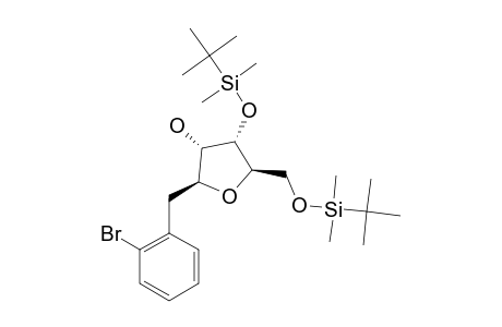 1-BETA-(2-BROMOBENZYL)-3,5-DI-O-(TERT.-BUTYLDIMETHYLSILYL)-1-DEOXY-D-RIBOFURANOSIDE