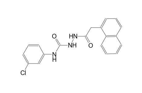 N-(3-chlorophenyl)-2-(1-naphthylacetyl)hydrazinecarboxamide