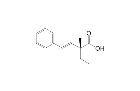 (R)-(E)-2-Ethyl-2-methyl-4-phenylbut-3-enoic acid