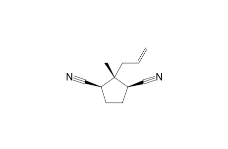 (1R,2r,3S)-2-allyl-2-methylcyclopentane-1,3-dicarbonitrile
