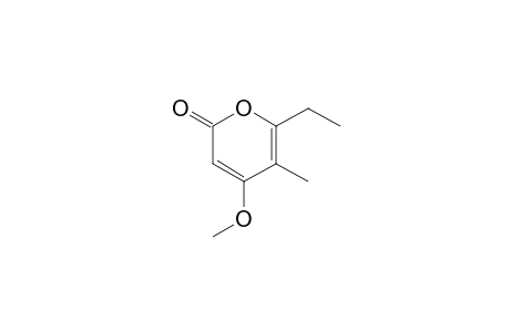 6-Ethyl-4-methoxy-5-methyl-2H-pyran-2-one