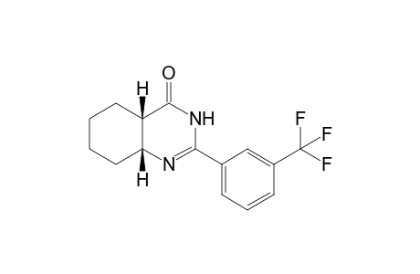 cis-(4aS,8aR)-2-[3-(trifluoromethyl)phenyl]-4a,5,6,7,8,8a-hexahydro-3H-quinazolin-4-one