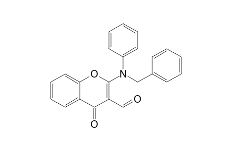 4-Oxo-2-[benzyl(phenyl)amino]-4H-[1]-benzopyran-3-carboxaldehyde