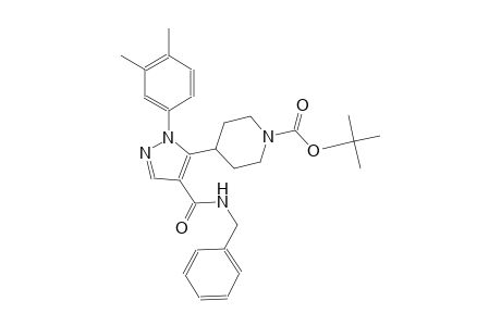 1-piperidinecarboxylic acid, 4-[1-(3,4-dimethylphenyl)-4-[[(phenylmethyl)amino]carbonyl]-1H-pyrazol-5-yl]-, 1,1-dimethylethyl ester