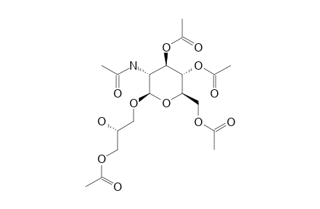 (2'S)-3'-ACETOXY-2'-HYDROXYPROPYL-3,4,6-TRI-O-ACETYL-2-ACETYLAMINO-2-DEOXY-BETA-D-GLUCOSIDE