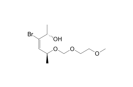 (2S,3E,5S)-3-bromo-5-[(2-methoxyethoxy)methoxy]-3-hexen-2-ol