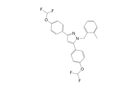 3,5-bis[4-(difluoromethoxy)phenyl]-1-(2-methylbenzyl)-1H-pyrazole