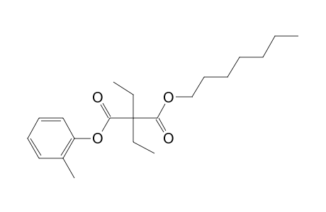 Diethylmalonic acid, heptyl 2-methylphenyl ester