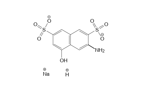 3-AMINO-5-HYDROXY-2,7-NAPHTHALENEDISULFONIC ACID, MONOSODIUM SALT