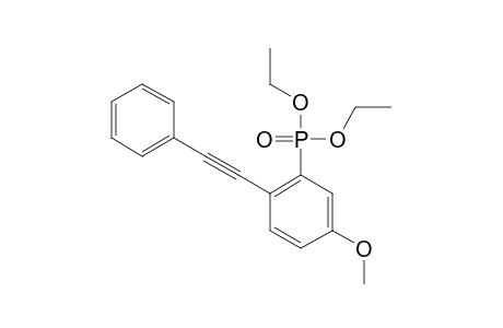 (5-Methoxy-2-phenylethynyl-phenyl)-phosphonic Acid Diethyl Ester