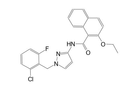 N-[1-(2-chloro-6-fluorobenzyl)-1H-pyrazol-3-yl]-2-ethoxy-1-naphthamide