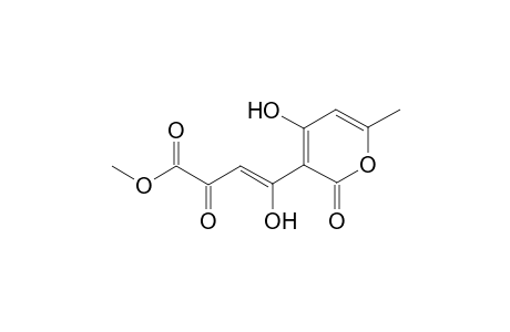 Methyl 2-hydroxy-4-(4-hydroxy-6-methyl-2-oxo-2H-pyran-3-yl)-4-oxo-2-butenoate