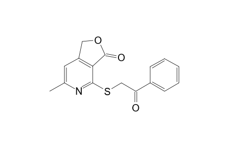 1H-Furo[3,4-c]pyridin-3-one, 6-methyl-4-(2-oxo-2-phenylethylsulfanyl)-