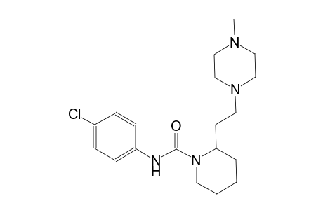 1-piperidinecarboxamide, N-(4-chlorophenyl)-2-[2-(4-methyl-1-piperazinyl)ethyl]-