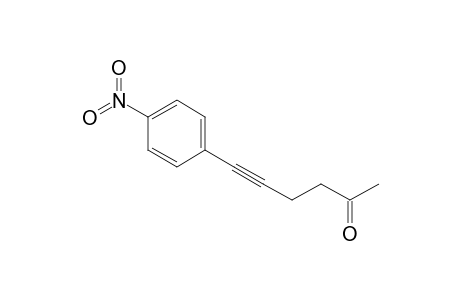 6-(4-nitrophenyl)-5-hexyn-2-one