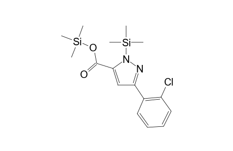 3-(2-Chlorophenyl)-1H-pyrazole-5-carboxylic acid, 2tms derivative