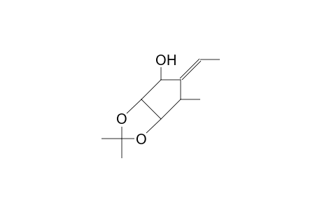 (2R,3S,4R,5R)-1-Ethylidene-5-hydroxy-3,4-isopropylidenedioxy-2-methyl-cyclopentane